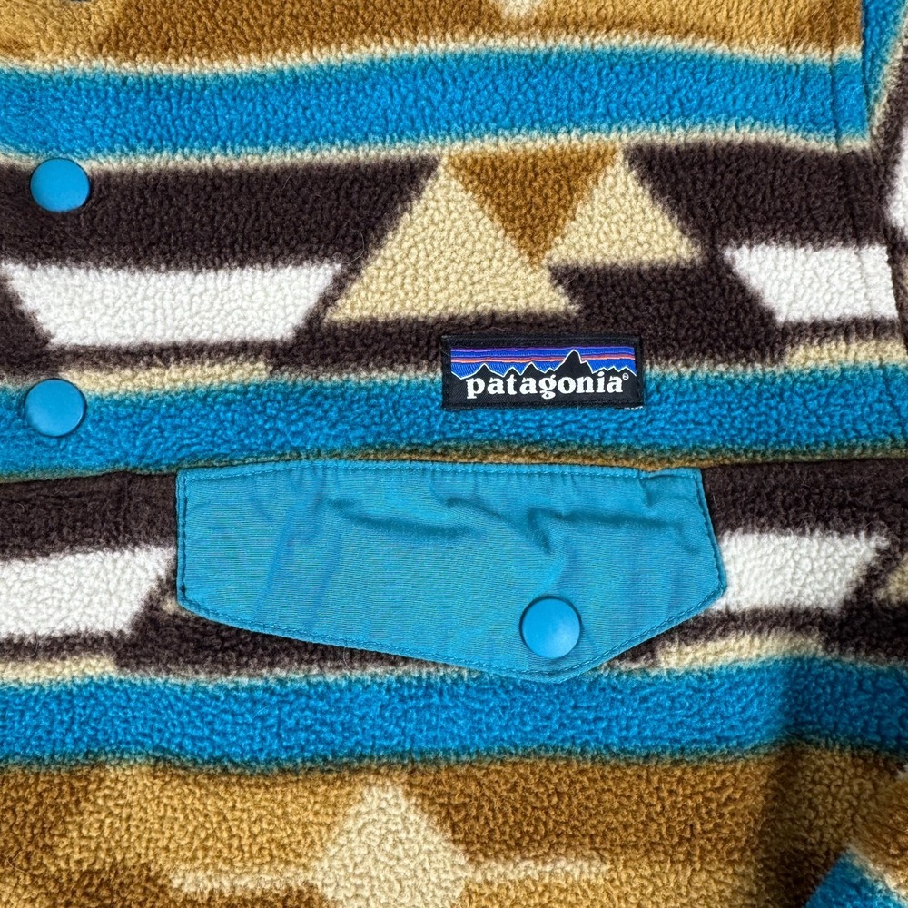 Patagonia Synchilla Lightweight Snap-T Pullover Guatemala Tango 25455 Womens S - Picture 5 of 15